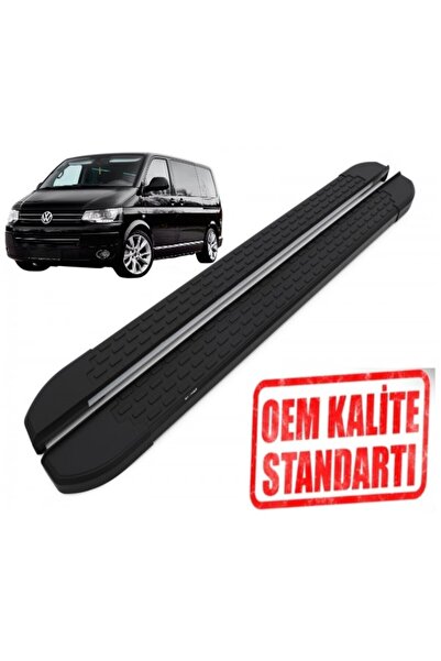 Omsa CARAVELLE T6 UZUN ŞASE 2015 - 2023 ARACA ÖZEL NEVADA SİYAH YAN BASAMAK NVDSA