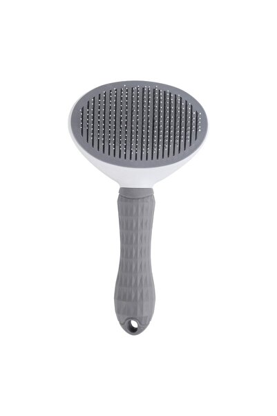 Choice Gray Pet Dog Brush Cat Comb Self Cleaning Pet Hair Remover Brush For Dogs Cats Grooming Tools Pets D