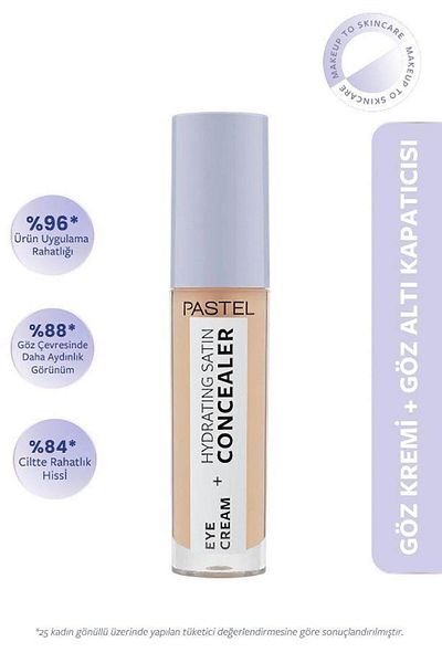 Pastel 63 Milkshake Eye Cream - Hydrating Satin Concealer