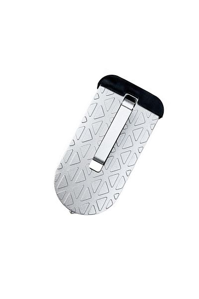 Choice 1pc Silvery 1pc Car Foot Pedal Aluminum Door Pedal Universal Mini Auxiliary Pedal Upper Roof Pedal P