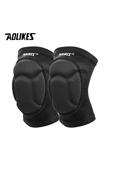 Aolikes واقيات ركبة سوداء للكرة الطائرة، زوج واحد، للرجال والنساء، مصنوعة من ...