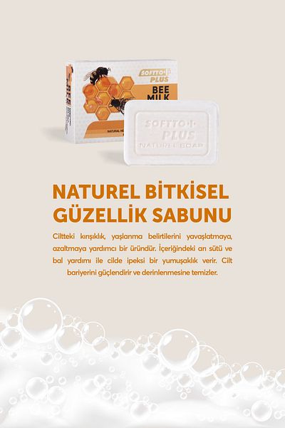Softto Plus BEE MILK SOAP - Comfortable Use