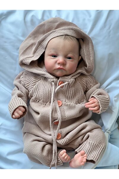 Choice دمية طفل حديث الولادة من NPK، عيون زرقاء، 19 بوصة، مطلية مسبقًا، ليفي ...