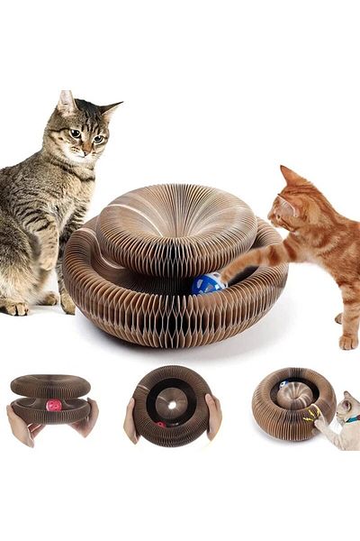 Choice Camel Magic Cat Scratch Organ Board Cat Toy With Ball Cat Grinding Claw Cat Climbing Frame Kitten Ro