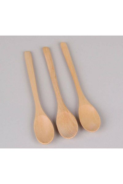 RAMDET Wooden Spoon - Wooden Food Prep Serving, 3 Pieces, 23 cm Tall