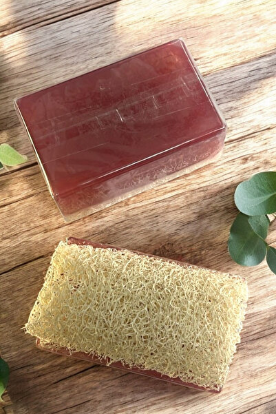 EM AMANOS BEAUTY Doğal Kabak Lifli Leylak Özlü Sabun Cilt Tonunu Eşitler Yatıştırır Ferahlık ve Canlanma Hissi Sunar