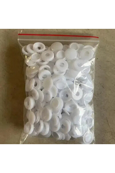 Choice أبيض 100 قطعة 100 قطعة/حقيبة بلاستيك برغي ذاتي اللولبة مسمار صامولة غط...