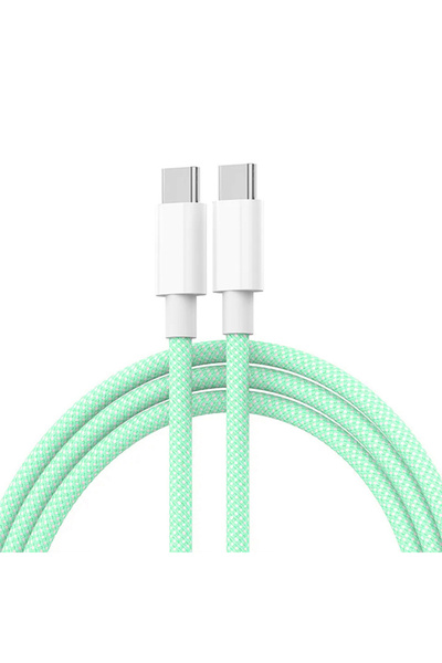 Choice 1m green Usb C to Type C Fast Charging PD 60W Mobile Phone Date Cable For Iphone15 Android ...