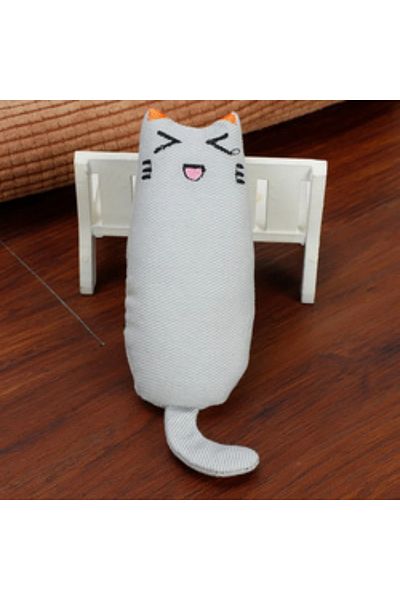 Choice Gray Rustle Sound Catnip Toy Cats Product For Pets Cat Toys For Kitten Teeth Grinding Cat Plush Toy