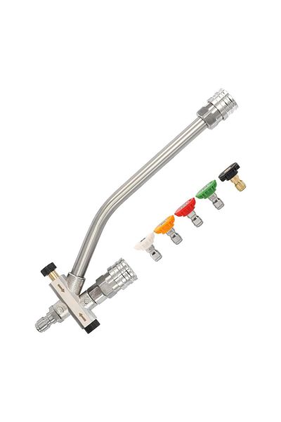 Choice Full Set With Nozzle Pressure Washer Dual-connector Wand Tool 1/4" Quick Connect Switch Double Tip A