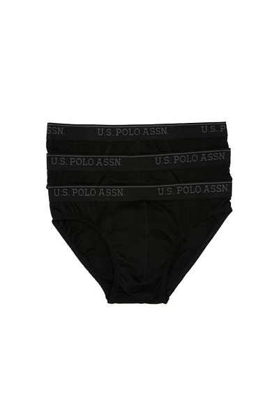 U.S. Polo Assn. Ανδρικά μαύρα εσώρουχα κάτω 50302523 -VR046