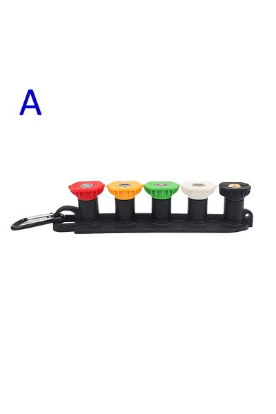 BEAR FORCE A Pressure Washer Spray Nozzles Car Washer Quick Connect Tips Nozzle 1/4" Belt Clip Nozzle Holder T.