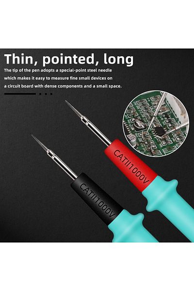 Choice Lengthening 1000v 25a Silicone Test Lead High-precision Measurement Multimeter Probe Test Pin Wir...