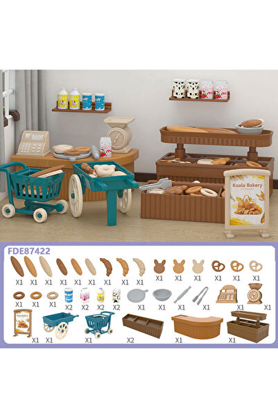 Choice Fde87422 1/12 مجموعة أثاث بيت الدمية وغرفة المعيشة والمطبخ والحمام ومج...