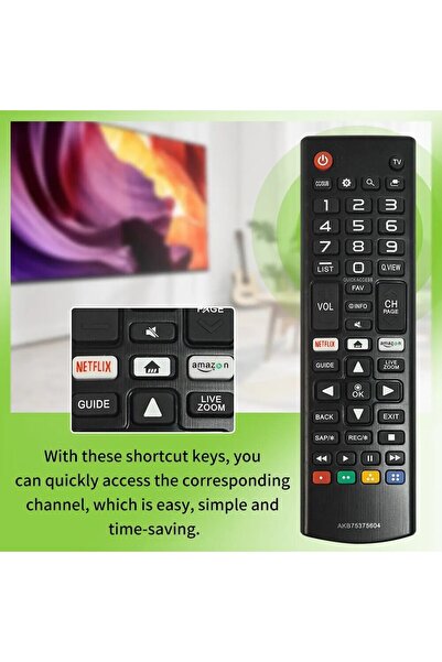 Choice New Akb75375604 Remote Control Fit for Lg Smart Tv 43Uk6300Pue 32Lk610Bpua 49Uk6300Pue 55Uk6300Pue