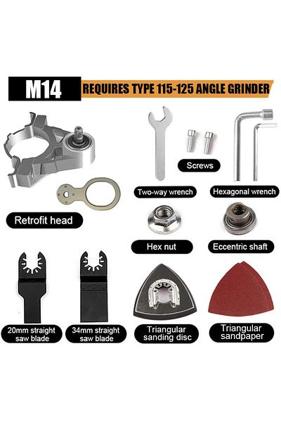 Choice M14 With Box M10 M14 Angle Grinder Conversion Universal Head Adapter For 100mm 115mm 125mm Angle Gri