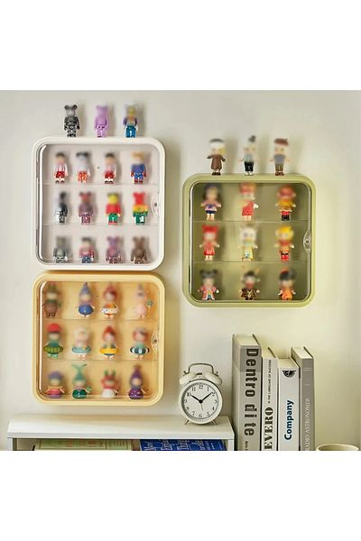 Choice Doll Toy Storage Box Blind Box Display Stand Wall Mounted Dust Proof Acrylic Storage Box for Figu...