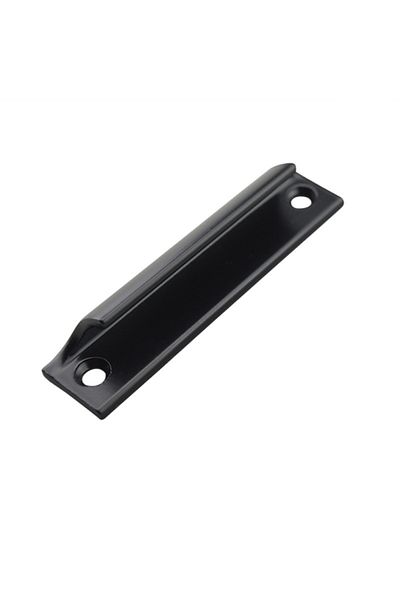 Choice Black New Aluminum Alloy Door Handle Push-pull Balcony Gate Window Pulls Knob Furniture High Quality