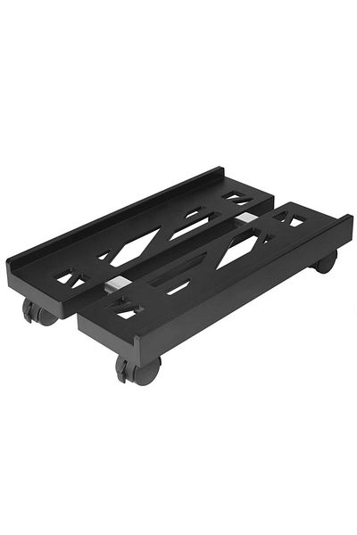 Choice Zj-04h Adjustable Mobile Cpu Stand, Ventilated Computer Tower Stand Pc Tower Stand With 4 Caster Whe