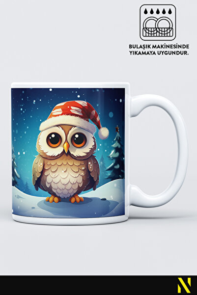 nilizma كوب على شكل بومة للعام الجديد والعام الجديد سعة 330 مل