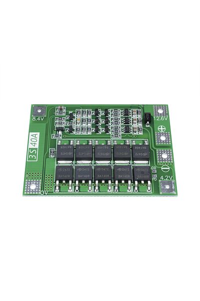 Choice BMS 3S 12V 40A Balancer 18650 Lithium Battery Protection Board 3S BMS Li-ion Charger Charging wit...