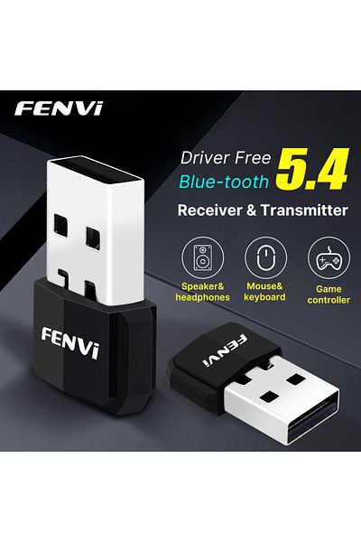 fenvi Bluetooth 5.4 Usb Bluetooth 5.4 Adapter Transmitter Receiver Bluetooth 5.3 Dongle Wireless Usb