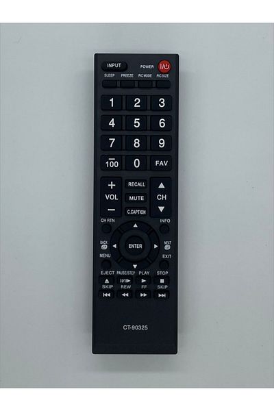 Choice Black Ct-90325 Universal Remote Control Replacement For Toshiba Tv 55s41u 32e200u 32c100u1/2 32dt1u