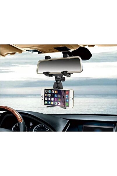 CMT Araç Içi Dikiz Ayna Takılan Telefon Tutucu Gps Navigasyon Tutacak
