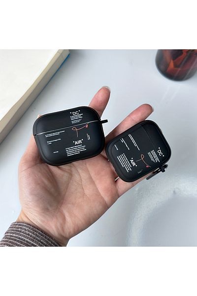 Choice For airpods 3 black Hot Off Stylish Black Airpods Case Clear Case For Airpods 4 2 3 Pro 2 Generation