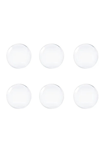 Choice 6 قطع من واقيات مقابض الأبواب G643A الشفافة والناعمة، مقاس 40×8 مم، لت...