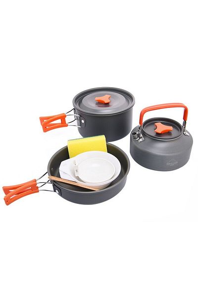 Choice Wsc-203j Widesea Camping Tableware Outdoor Cookware Set Pots Tourist Dishes Bowler Kitchen Equipment