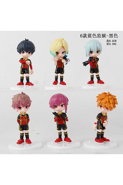 Choice No Box 01 6pcs/set Blue Lock Figure Model Toys 9.5cm