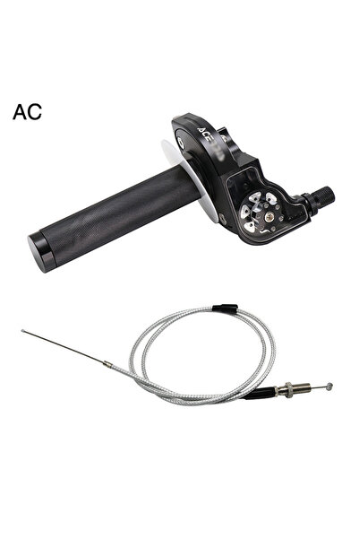 Choice مجموعة AC Black ZSDTRP 22 مم عالمية من الألومنيوم CNC لمقود دواسة الوق...