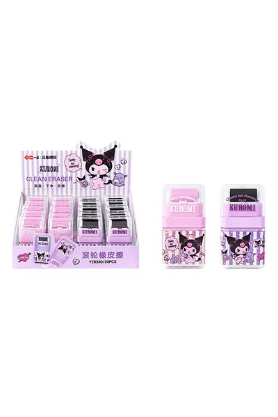 Yi ZHENG Yz8330-2 قطعة مختلطة 2 قطعة/مجموعة ممحاة أسطوانية من Sanrio Hello Kitty لطيفة للكتابة الإبداعية للمدرسة