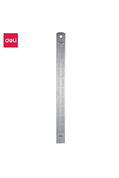 Deli 30cm 15cm 30cm Stainless Steel Straight Ruler Mapping Tool Silver Metal Ruler Draw Measuring Sc