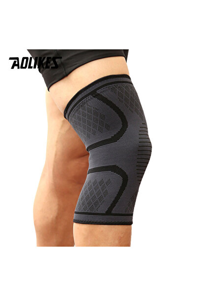 Aolikes دعامة ضغط للركبة للنساء، لون أسود، قطعة واحدة، مناسبة للجري، لتخفيف آ...