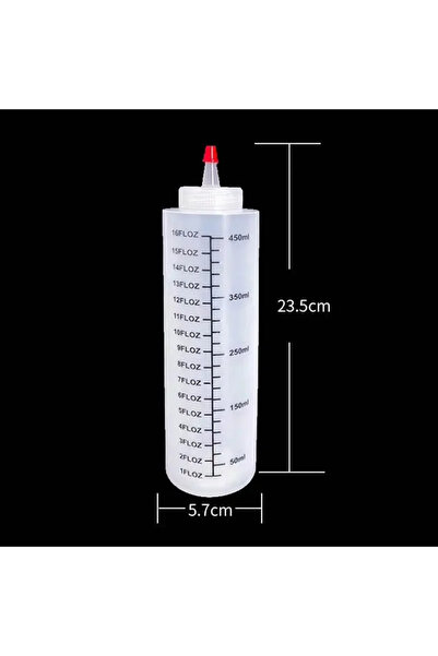 Choice 450ml 120/250/450ml Plastic Needle-nosed Scale Squeeze Bottle Squeezable Bottle with Leak-proof for