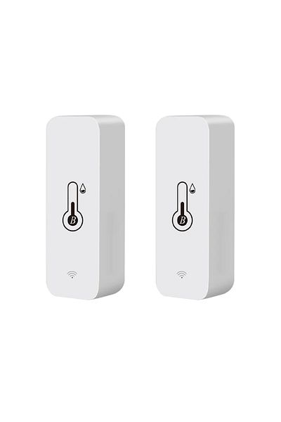 NVWU Tuya Smart Wireless Temperature Humidity Sensor Mini Bluetooth-Compatible APP Remote Control Ther...