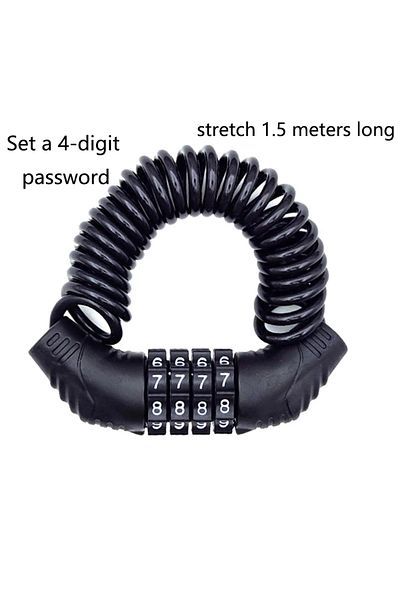 Choice 1 Pc Universal Motorcycle Electric Cars Security Helmet Password Wire Lock Portable Anti-theft Mt...