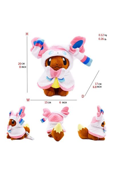 Choice Sylveon Eevee Cos Umbreon Espeon Jolteon Flareon Glaceon Vaporeon Sylveon Leafeon Plush Toy Stuffed