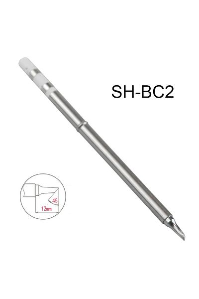 QUECOO Sh-bc2 1pc Sh72 Soldering Iron Tips Replacement Heater Solder Head Sh-bc2 B2 C4 D24 K I Ku For T85/h
