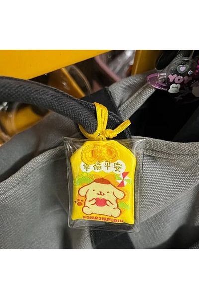 Choice Pray For Wealth Kawaii Sanrio Omamori Pendant Cute Pompompurin Cinnamoroll Hello Kitty Kuromi Cartoo