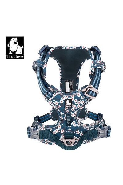 Choice Truelovepet Dog Harness for Big Medium Small with Cotton Aluminum Alloy Floral Pattern Adjustable...
