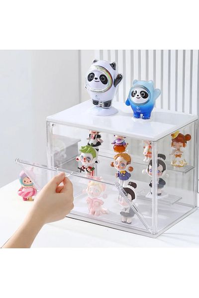 Choice Display Stand Transparent Ladder Animation Car Model Blind Box Cardboard Box Packaging Storage Bo...