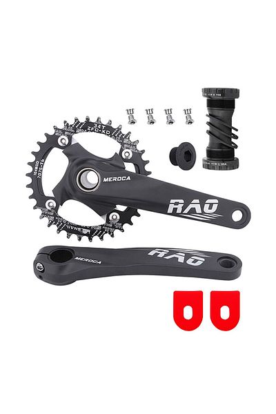 Choice BB68-73mm 36t 170mm Mtb black crank Mountain Bike Crank 170mm With Bottom Bracket 104BCD 34T 36T 38T