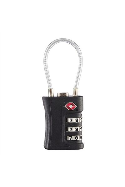 Choice Black New Tsa Customs Code Lock For Travel Luggage Password Changeable Lock Contrast Color Design Pa