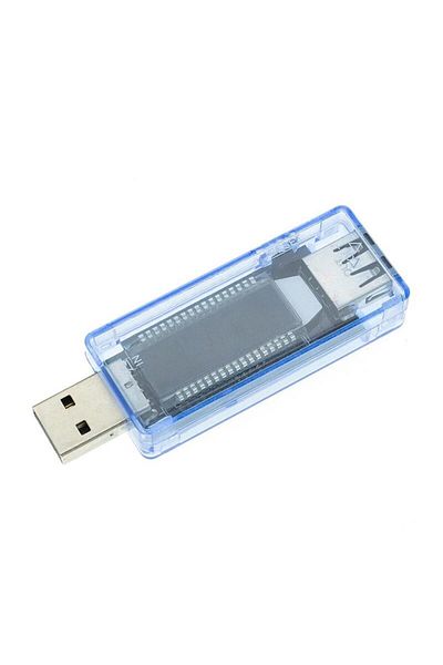 Choice V20 Battery Tester, USB Transparent Blue Voltmeter, Current Capacity, Charge Meter, Power Bank, ...