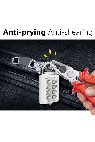 Choice 8-digit Combination Outdoor Button Waterproof Fixed Random Code Padlock Zinc Alloy Luggage Travel...