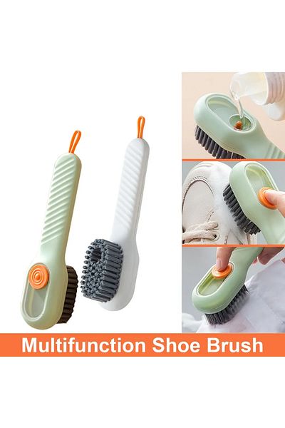 Choice Multifunction Cleaning Shoe Brush Soft Automatic Liquid Shoe Brush Long Handle Clothes Soap Brush...