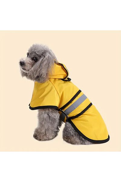 Choice Keep Your Pet Dry And Comfortable - Adjustable Waterproof & Windproof Dog Raincoat!